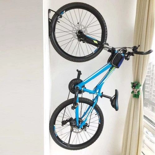 Wall mounted bike rack hook - mounted,