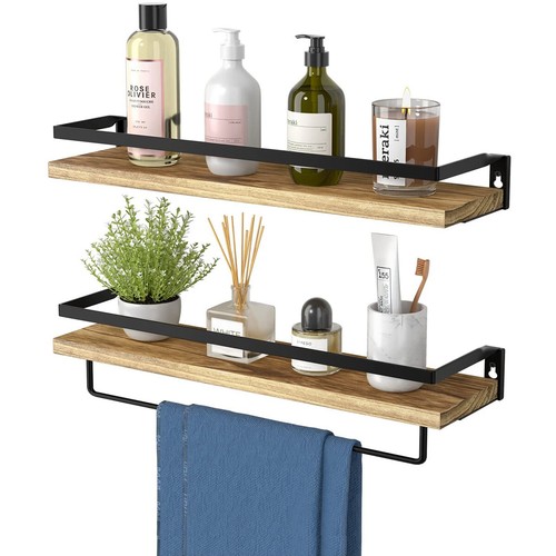 Wooden floating shelves - wooden,