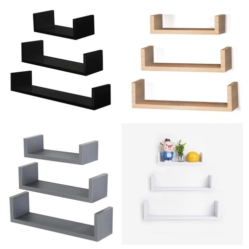 Set floating shelves - of, wall