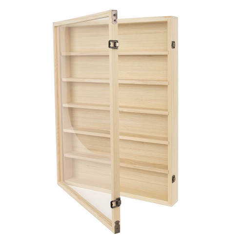 Tier wooden display case - 6-tier,