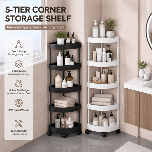 Tier telescopic bathroom - 4,