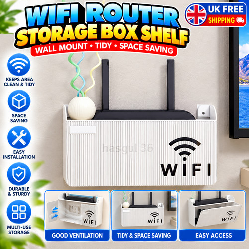 Wifi router storage box wall - box,