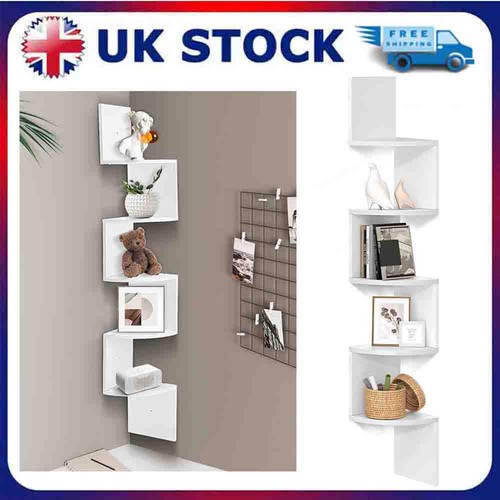 Tier floating corner - 5-tier, shelves