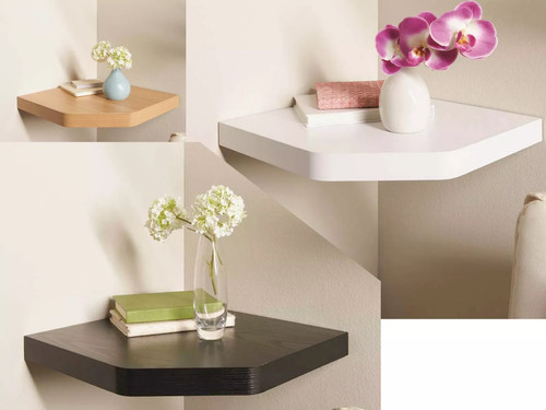 Modern corner floating - modern, wall