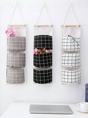 Wall mounted storage bag mesh - mounted,