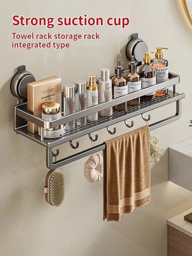 Suction cup bathroom shelf - cup,