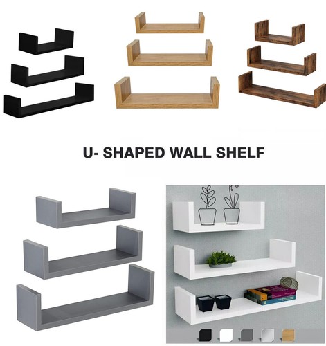 Shape floating shelves wall - shelves,