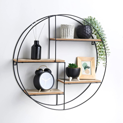 Metal wire wall shelf - metal, home